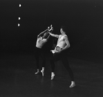 New York City Ballet production of "Apollo" rehearsal with Jacques D'Amboise and Maria Tallchief, choreography by George Balanchine (New York)