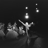 New York City Ballet production of "Swan Lake" with Allegra Kent and Jacques d'Amboise, choreography by George Balanchine (New York)