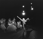 New York City Ballet production of "Swan Lake" with Allegra Kent and Jacques d'Amboise, choreography by George Balanchine (New York)