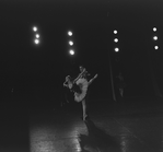 New York City Ballet production of "Stars and Stripes" with Violette Verdy and Jacques d'Amboise, choreography by George Balanchine (New York)