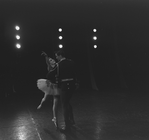 New York City Ballet production of "Stars and Stripes" with Violette Verdy and Jacques d'Amboise, choreography by George Balanchine (New York)