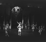 New York City Ballet production of "Panamerica" with Patricia McBride and Nicholas Magallanes, with choreography by George Balanchine, Gloria Contreras, Jacques d'Amboise, Francisco Moncion and John Taras (New York)