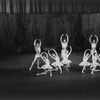 New York City Ballet production of "Divertimento No. 15" with Michael Lland, Roy Tobias, Jillana, Susan Borree, Patricia Wilde, Jonathan Watts, Judith Green and Allegra Kent, choreography by George Balanchine (New York)
