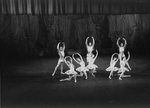 New York City Ballet production of "Divertimento No. 15" with Michael Lland, Roy Tobias, Jillana, Susan Borree, Patricia Wilde, Jonathan Watts, Judith Green and Allegra Kent, choreography by George Balanchine (New York)