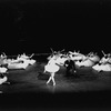 New York City Ballet production of "Swan Lake" Melissa Hayden and Jacques d'Amboise with corps de ballet, choreography by George Balanchine (New York)