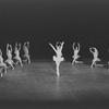New York City Ballet production of "Fanfare" with Jillana as Harp, choreography by Jerome Robbins (New York)