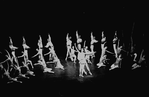 New York City Ballet production of "Panamerica" with Maria Tallchief and Edward Villella, choreography by George Balanchine, Gloria Contreras, Jacques d'Amboise, Francisco Moncion and John Taras (New York)