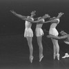 New York City Ballet production of "Apollo" Jacques d'Amboise with Diana Adams, Francia Russell and Jillana, choreography by George Balanchine (New York)