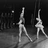 New York City Ballet production of "Panamerica" with Allegra Kent and Jonathan Watts, choreography by George Balanchine, Gloria Contreras, Jacques d'Amboise, Francisco Moncion and John Taras (New York)