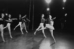 New York City Ballet production of "Panamerica" with Allegra Kent and Jonathan Watts, choreography by George Balanchine, Gloria Contreras, Jacques d'Amboise, Francisco Moncion and John Taras (New York)