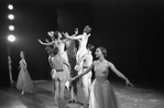 New York City Ballet production of "Serenade" with Una Kai in foreground, choreography by George Balanchine (New York)