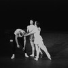 New York City Ballet production of "Apollo" with Jacques d'Amboise and Melissa Hayden, Allegra Kent, Patricia Wilde, choreography by George Balanchine.. (New York)