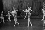 New York City Ballet production of "Divertimento No. 15" with Allegra Kent and Patricia Wilde, choreography by George Balanchine (New York)