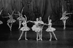 New York City Ballet production of "Divertimento No. 15" with Carol Sumner, Patricia Wilde, Jonathan Watts and Violette Verdy, choreography by George Balanchine (New York)