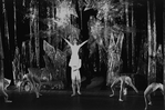 New York City Ballet production of "Electronics" with Diana Adams and Conrad Ludlow, choreography by George Balanchine (New York)