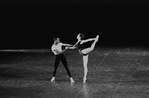 New York City Ballet production of "Agon" with Diana Adams and Arthur MItchell, choreography by George Balanchine (New York)