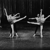 New York City Ballet production of "Modern Jazz: Variants", with John Jones (guest artist), Diana Adams, Melissa Hayden and Arthur Mitchell, choreography by George Balanchine (New York)