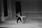 New York City Ballet production of "Afternoon of a Faun" with Patricia McBride and Edward Villella, choreography by Jerome Robbins (New York)