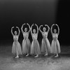 New York City Ballet production of "Serenade" with Suki Schorer, Carole Fields, Patricia Wilde, Carol Sumner and Victoria Simon, choreography by George Balanchine (New York)