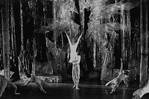 New York City Ballet production of "Electronics" with Diana Adams and Conrad Ludlow, choreography by George Balanchine (New York)
