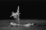 New York City Ballet production of "Serenade" with Jillana and Melissa Hayden on floor, Nicholas Magallanes and Victoria Simon, choreography by George Balanchine (New York)