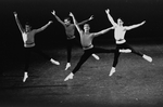 New York City Ballet production of "Interplay" with Conrad Ludlow, Richard Rapp, Bill Carter and Anthony Blum, choreography by Jerome Robbins (New York)