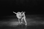 New York City Ballet production of "Valse et Variations" (later "Raymonda Variations") with Patricia Wilde and Jacques d'Amboise, choreography by George Balanchine (New York)