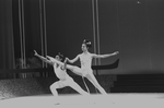 New York City Ballet production of "Bugaku" with Edward Villella and Allegra Kent, choreography by George Balanchine (New York)