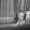 New York City Ballet production of "Bugaku" Edward Villella and Allegra Kent take a bow, choreography by George Balanchine (New York)