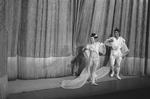 New York City Ballet production of "Bugaku" Edward Villella and Allegra Kent take a bow, choreography by George Balanchine (New York)