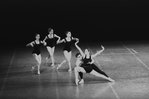 New York City Ballet production of "Movements for Piano and Orchestra" with Jacques d'Amboise and Suzanne Farrell, (Performed one time in black leotards), choreography by George Balanchine (New York)