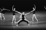 New York City Ballet production of "Movements for Piano and Orchestra" with Jacques d'Amboise and Suzanne Farrell, (Performed one time in black leotards), choreography by George Balanchine (New York)