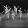 New York City Ballet production of "Allegro Brillante" with Andre Prokovsky, Sara Leland and Suki Schorer, choreography by George Balanchine (New York)