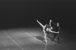 New York City Ballet production of "Variations from Don Sebastian" with Patricia Wilde and Edward Villella, choreography by George Balanchine.. (New York)