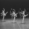 New York City Ballet production of "Variations from Don Sebastian" with Suzanne Farrell, Marnee Morris and Carol Sumner, choreography by George Balanchine.. (New York)