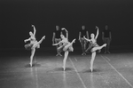 New York City Ballet production of "Variations from Don Sebastian" with Suzanne Farrell, Marnee Morris and Carol Sumner, choreography by George Balanchine.. (New York)