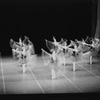 New York City Ballet production of "Stars and Stripes" corps de ballet action blur, choreography by George Balanchine (New York)
