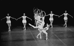 New York City Ballet production of "Concerto Barocco" with Suzanne Farrell and Melissa Hayden, choreography by George Balanchine (New York)