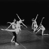 New York City Ballet production of "Movements for Piano and Orchestra" with Jacques d'Amboise and Suzanne Farrell, choreography by George Balanchine (New York)