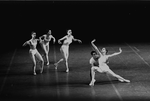 New York City Ballet production of "Movements for Piano and Orchestra" with Jacques d'Amboise and Suzanne Farrell, choreography by George Balanchine (New York)