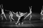 New York City Ballet production of "Movements for Piano and Orchestra" with Jacques d'Amboise and Suzanne Farrell, choreography by George Balanchine (New York)