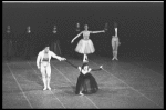 New York City Ballet production of "Fantasy" with Edward Villella and Patricia McBride take a bow, choreography by John Taras (New York)