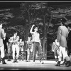 New York City Ballet production of "The Chase" Jacques d'Amboise rehearses with dancers, choreography by Jacques d'Amboise (New York)