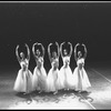 New York City Ballet production of "Serenade" with Lynda Yourth, Bettijane Sills, Melissa Hayden, Rosemary Dunleavy and Victoria Simon, choreography by George Balanchine (New York)