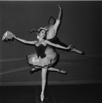 New York City Ballet production of "Tarantella" with dancers Patricia McBride and Edward Villella, choreography by George Balanchine (New York)