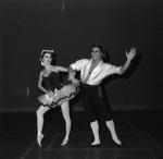 New York City Ballet production of "Tarantella" with dancers Patricia McBride and Edward Villella, choreography by George Balanchine (New York)