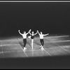 New York City Ballet production of "Agon" with dancers Richard Rapp, Robert Rodham and Gloria Govrin, choreography by George Balanchine (New York)