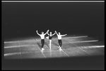 New York City Ballet production of "Agon" with dancers Richard Rapp, Robert Rodham and Gloria Govrin, choreography by George Balanchine (New York)
