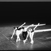 New York City Ballet production of "Agon" with dancers Carol Sumner, Edward Villella and Patricia Neary, choreography by George Balanchine (New York)