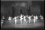 New York City Ballet production of "Divertimento No. 15" with Robert Rodham, Carol Sumner, Anthony Blum, Mimi Paul, and Earle Sieveling, choreography by George Balanchine (New York)